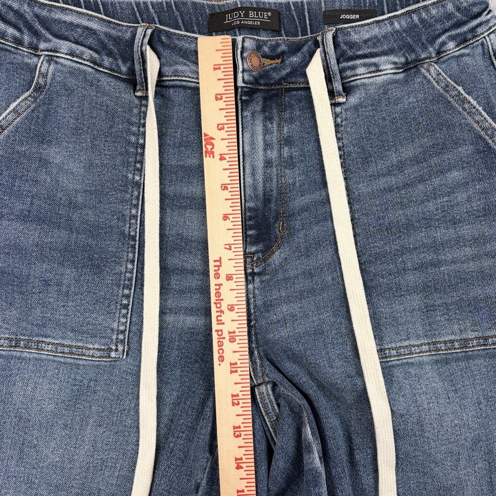 Judy Blue Women's Size 14W Relaxed Fit Stretch Jeans Blue Denim High Rise - Picture 3 of 11